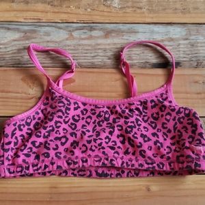 PINK animal print bra